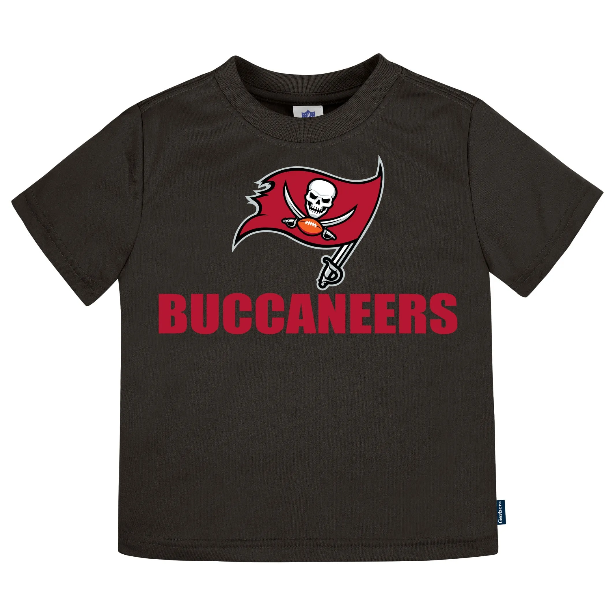 3-Pack Infant & Toddler Boys Buccaneers Short Sleeve Tees