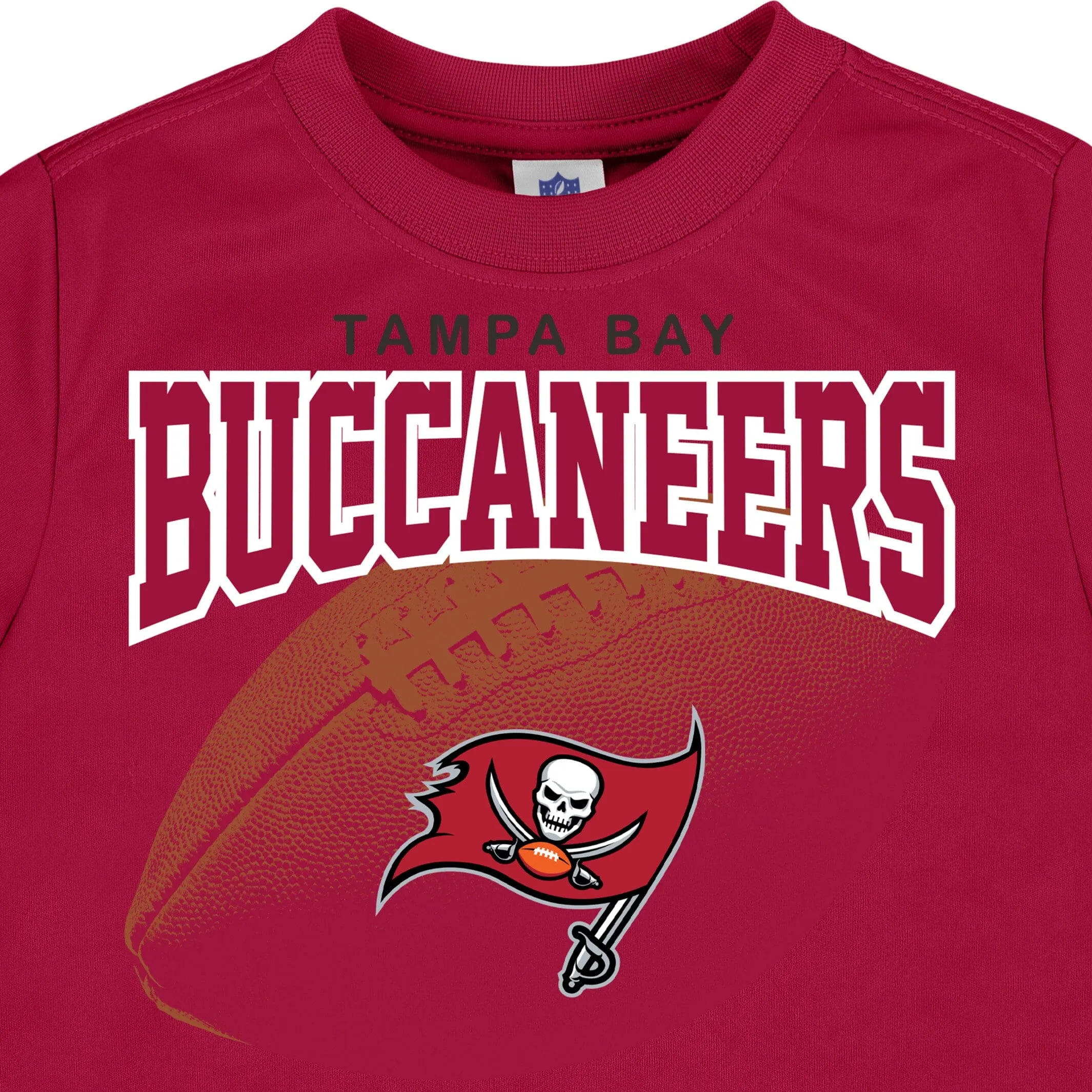 3-Pack Infant & Toddler Boys Buccaneers Short Sleeve Tees