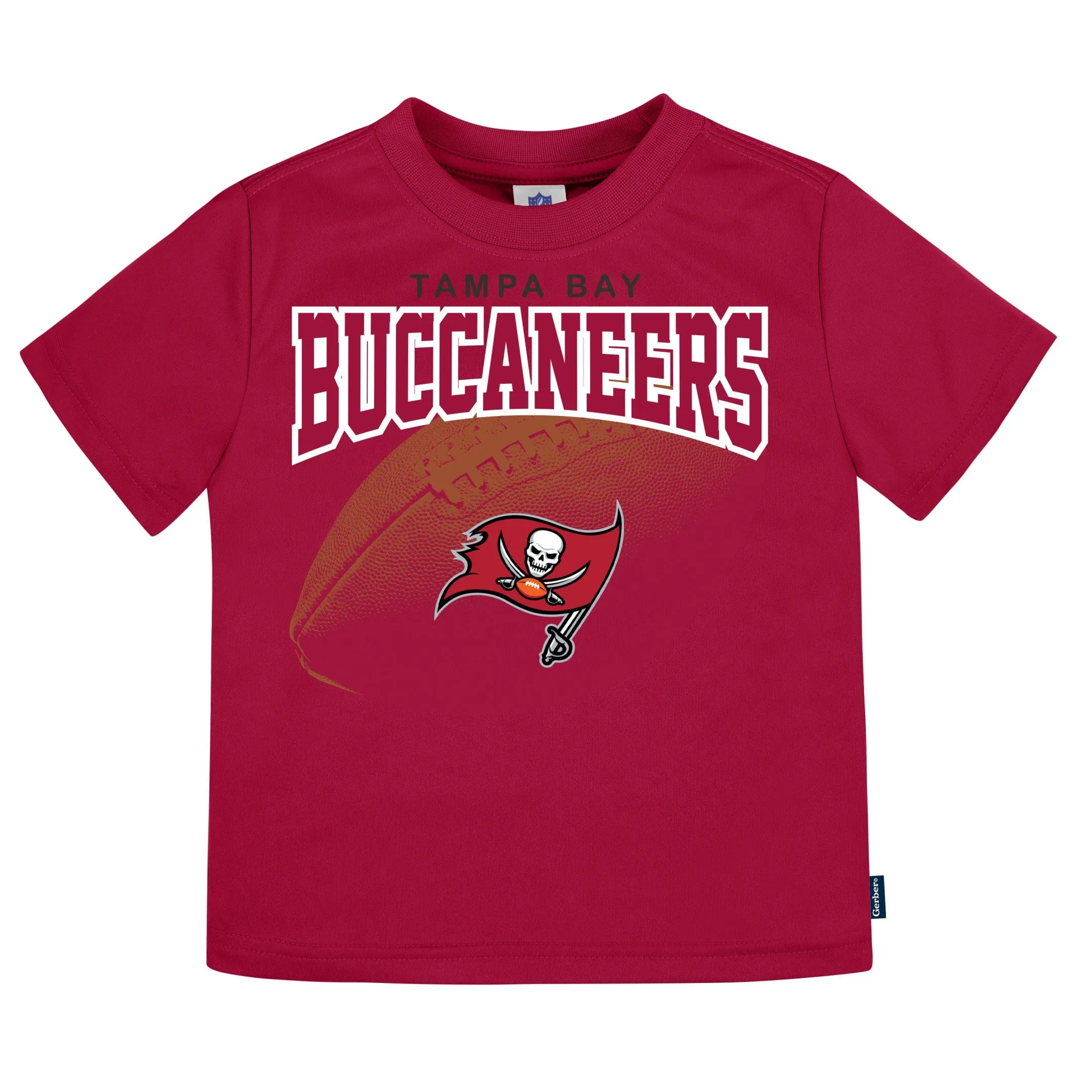 3-Pack Infant & Toddler Boys Buccaneers Short Sleeve Tees