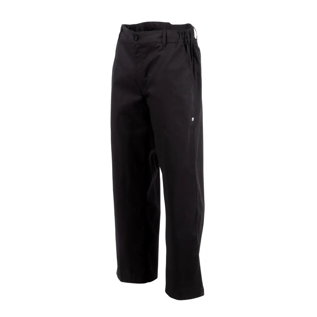 A674-XXL Chef Works Unisex Professional Series Chefs Trousers Black Herringbone