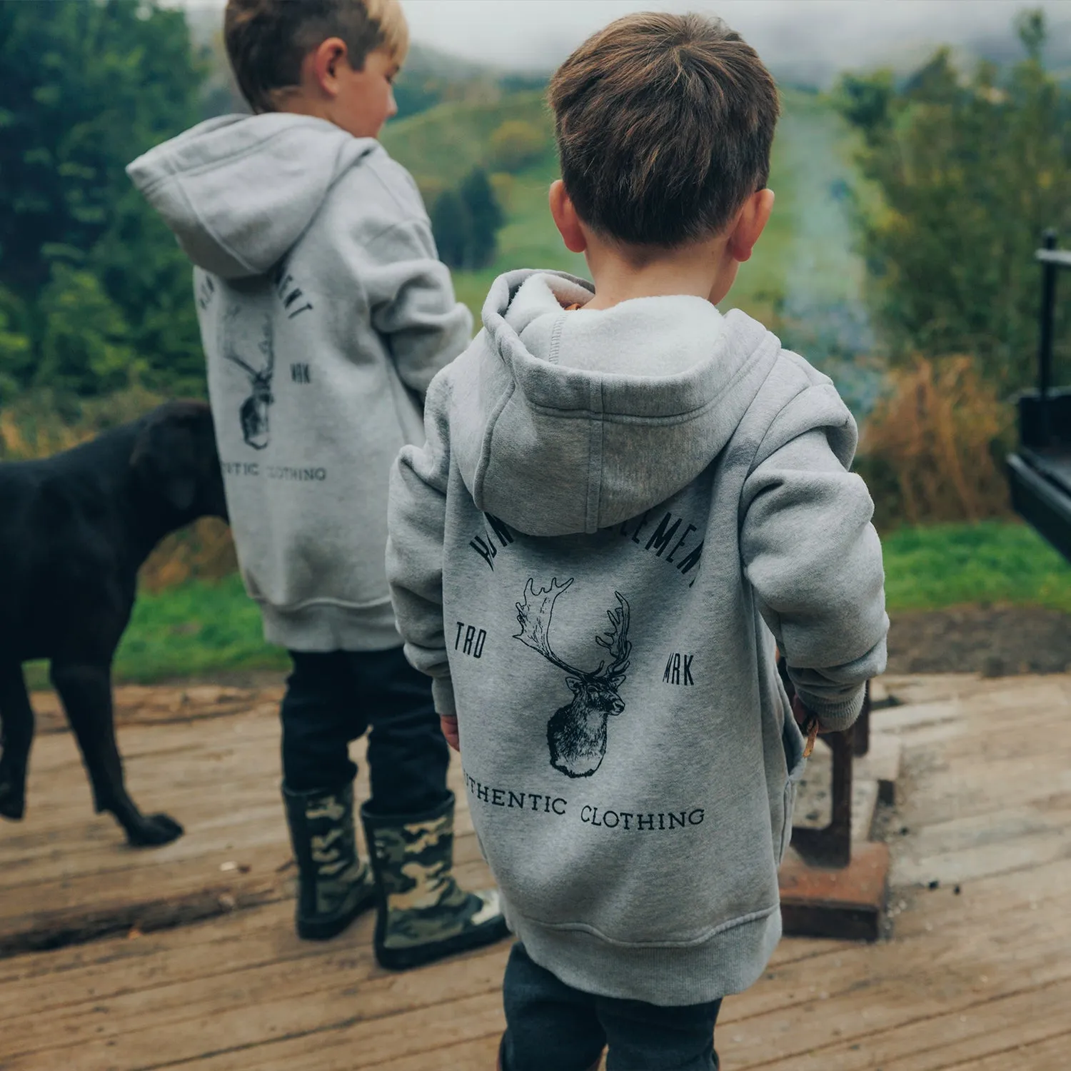 Alpha Stag Hoodie Kids