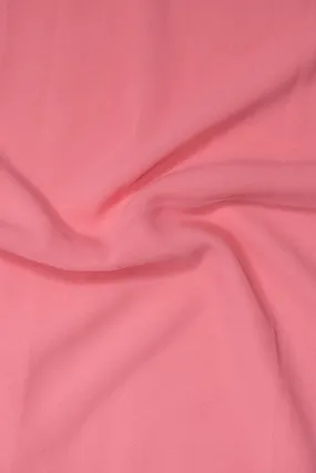 Baby Pink Dyed Georgette Fabric