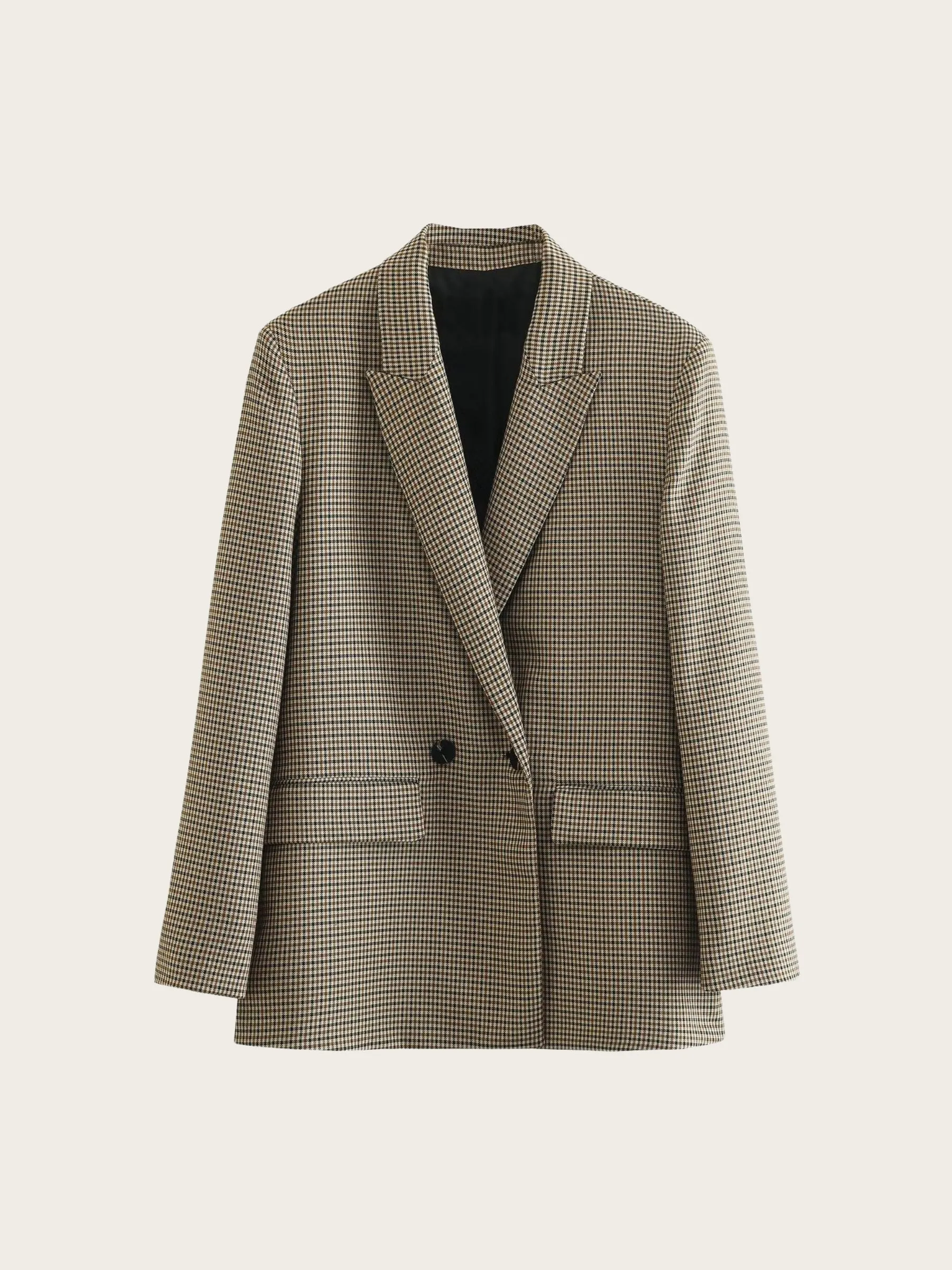 Bentlee Checkered Oversize Blazer