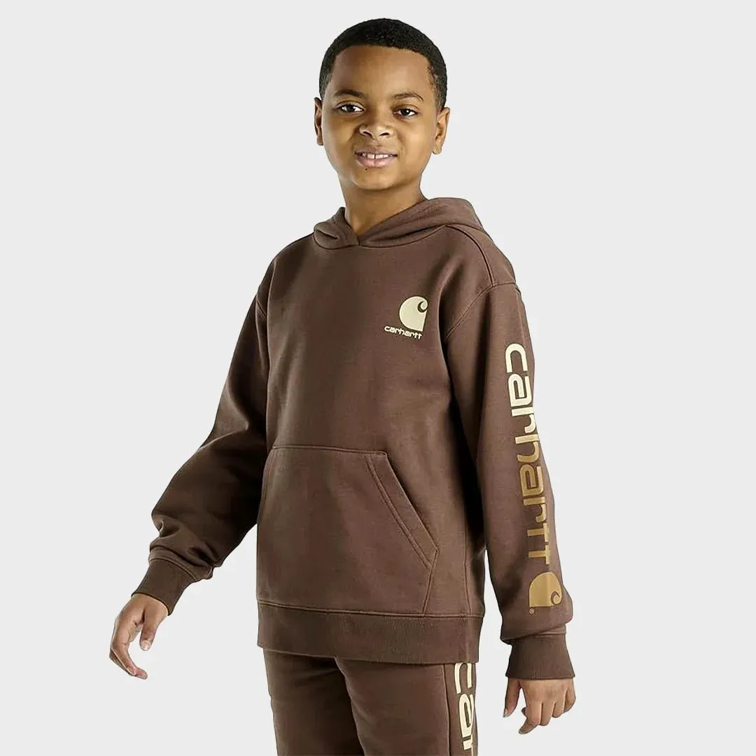 Boys Brown Carhartt Hoodie