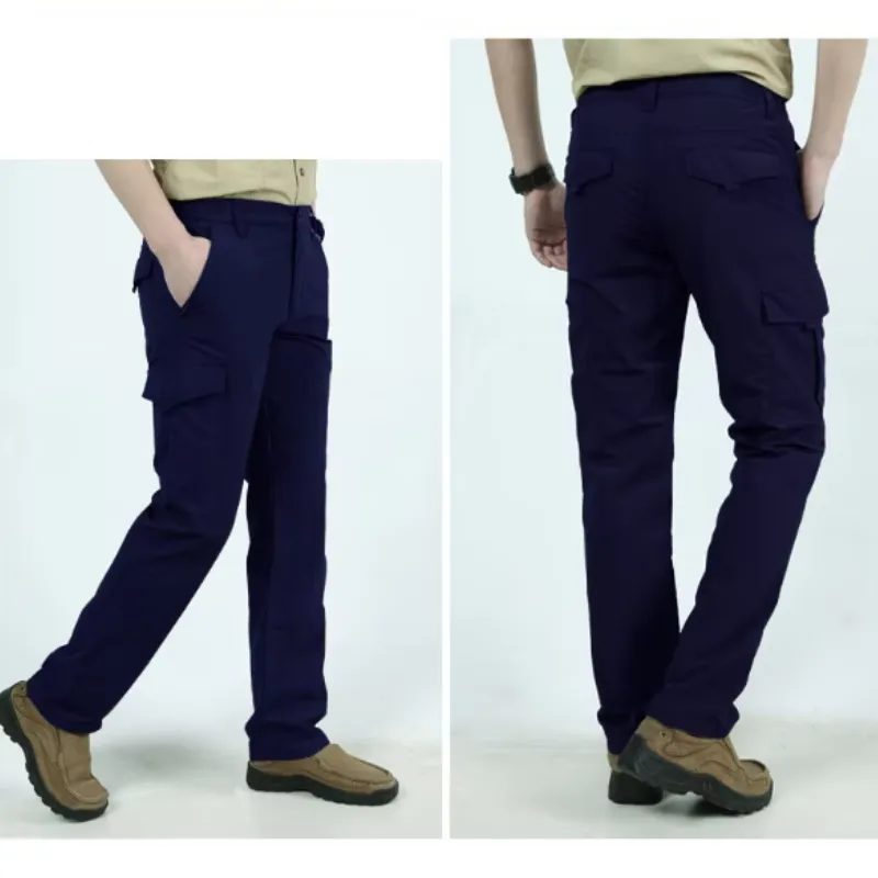 Cargo trousers for men - Outdoor work trousers with pockets, robust quality