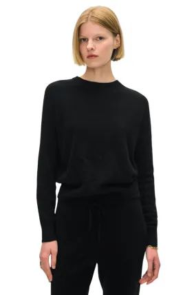 Cashmere Easy Sweatshirt - Black