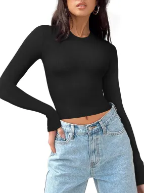 Celestial Vibes Ribbed Crop Top