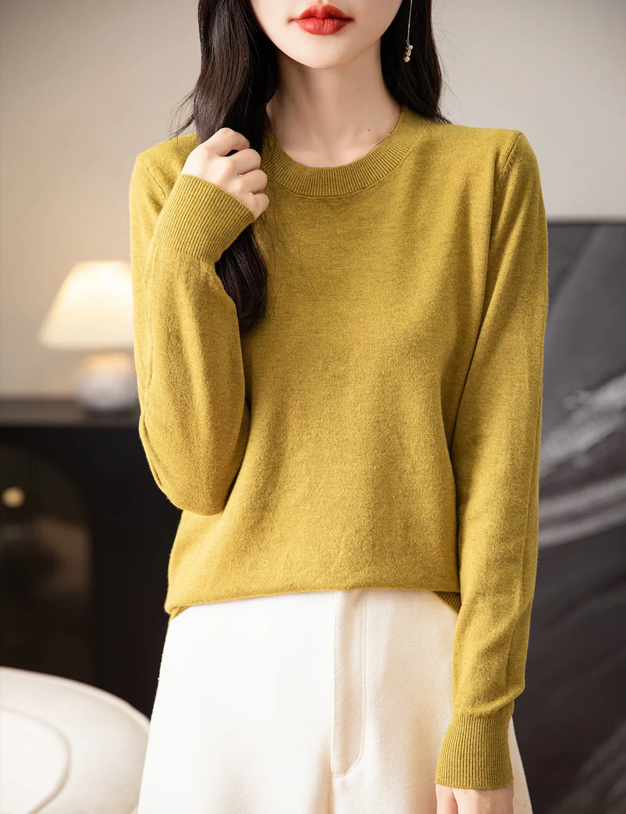 Chantal O Neck Woman Sweater