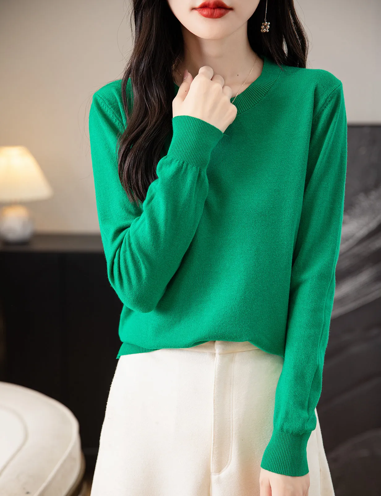 Chantal O Neck Woman Sweater