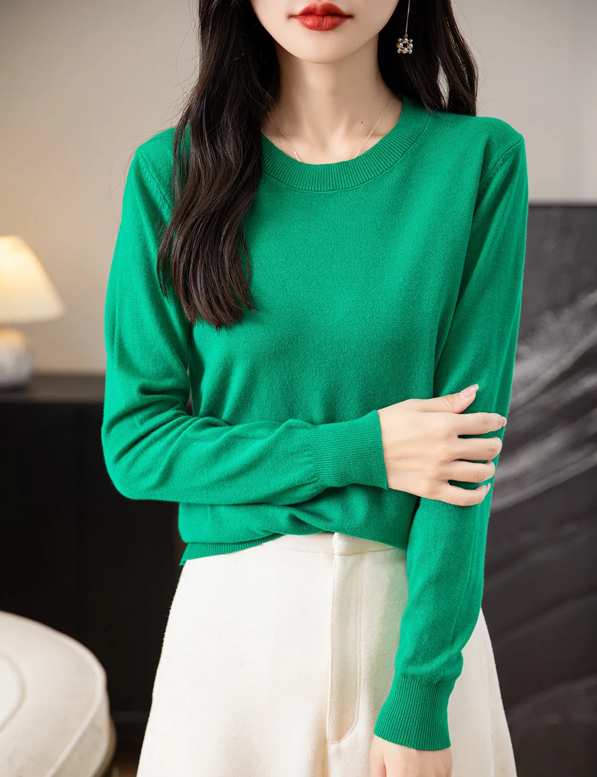 Chantal O Neck Woman Sweater