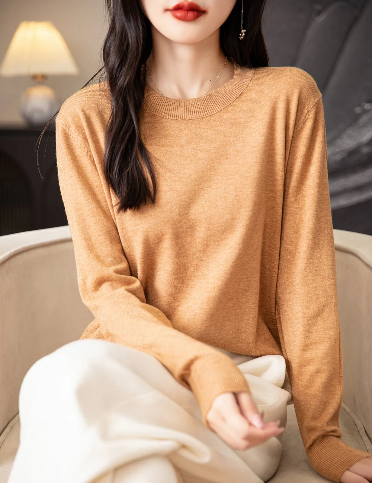 Chantal O Neck Woman Sweater