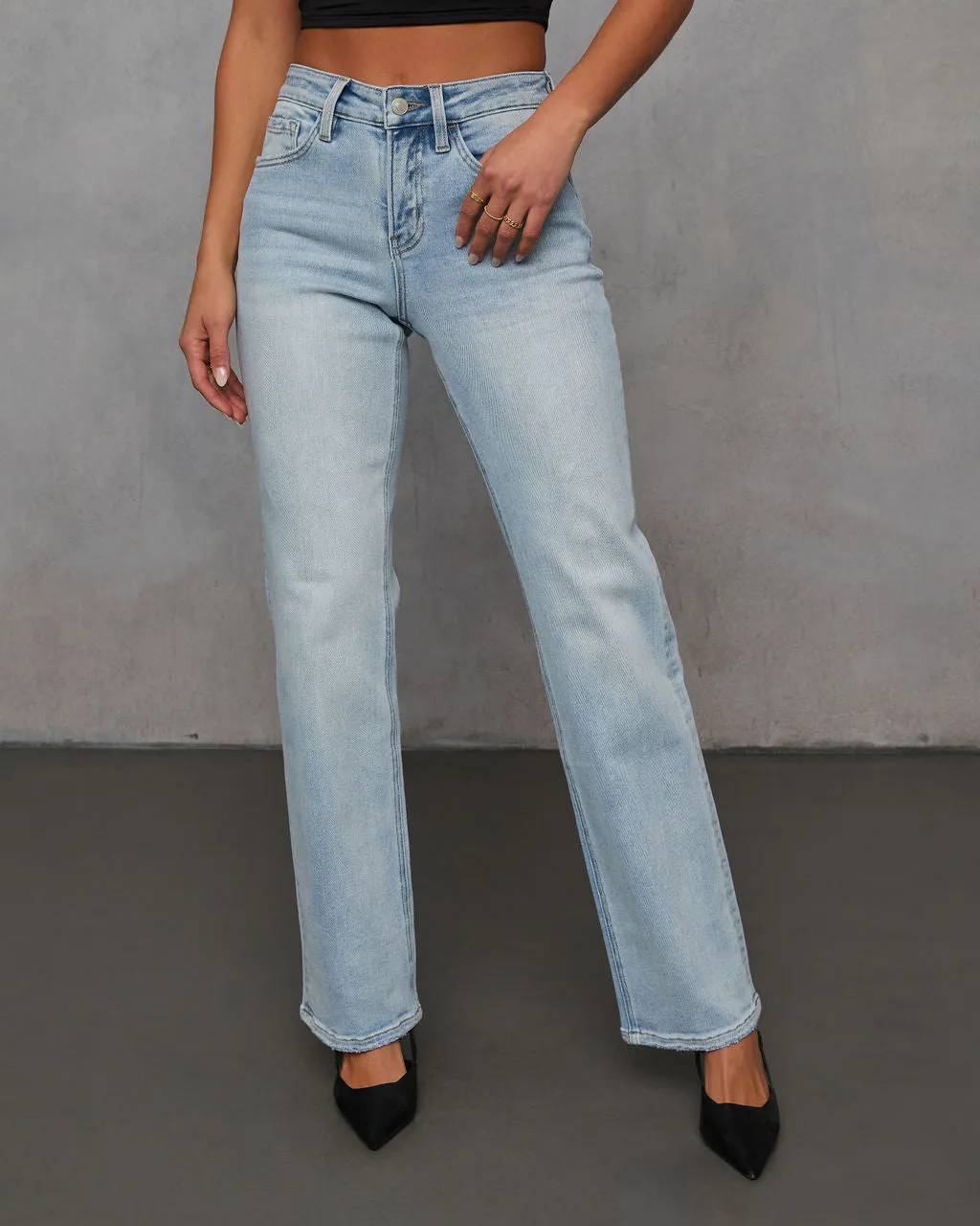 Clean Slate Straight Leg Jeans