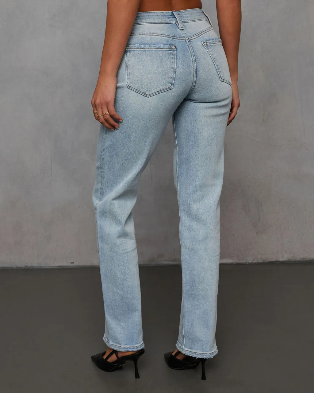 Clean Slate Straight Leg Jeans