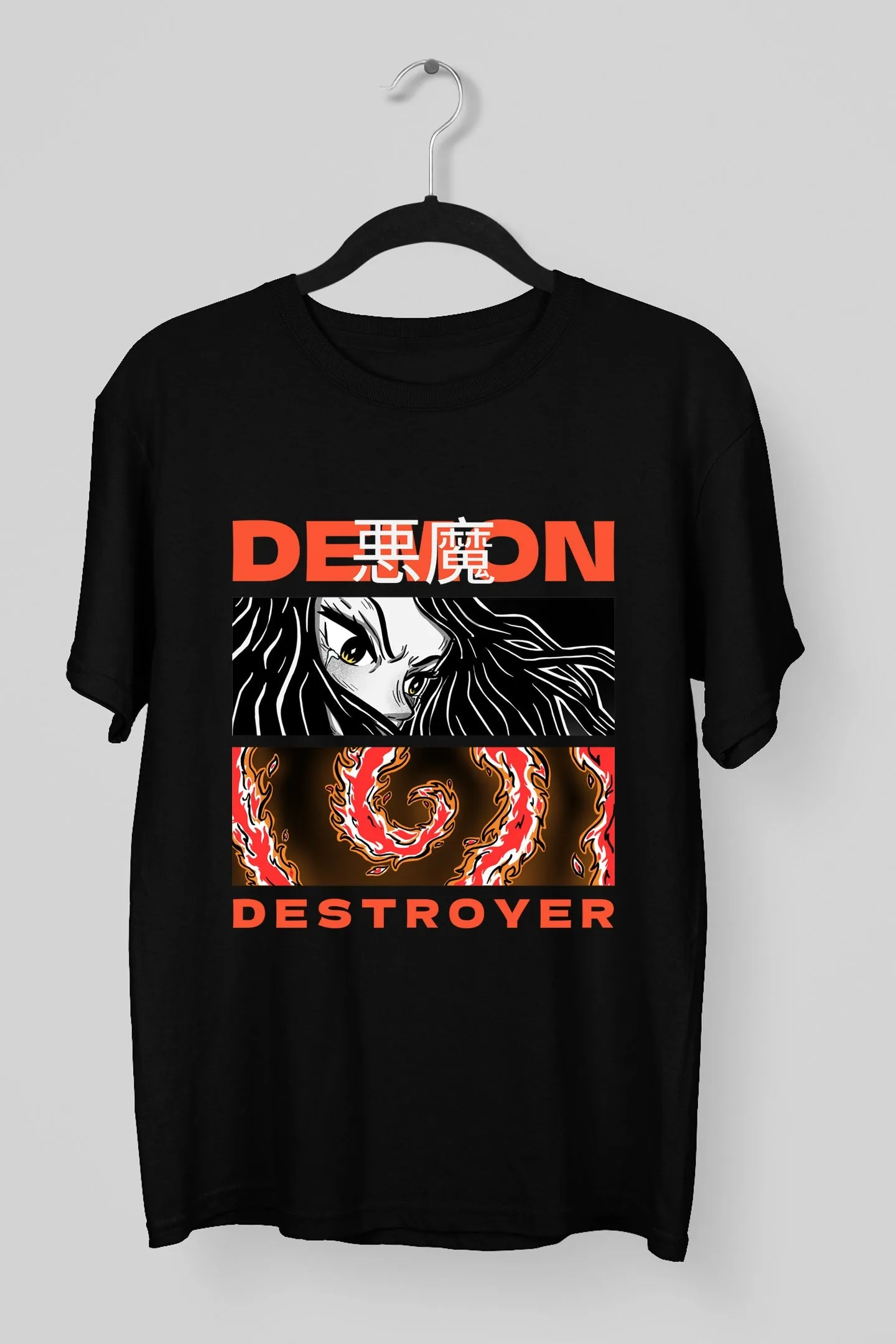 Demon Destroyer Black Tee