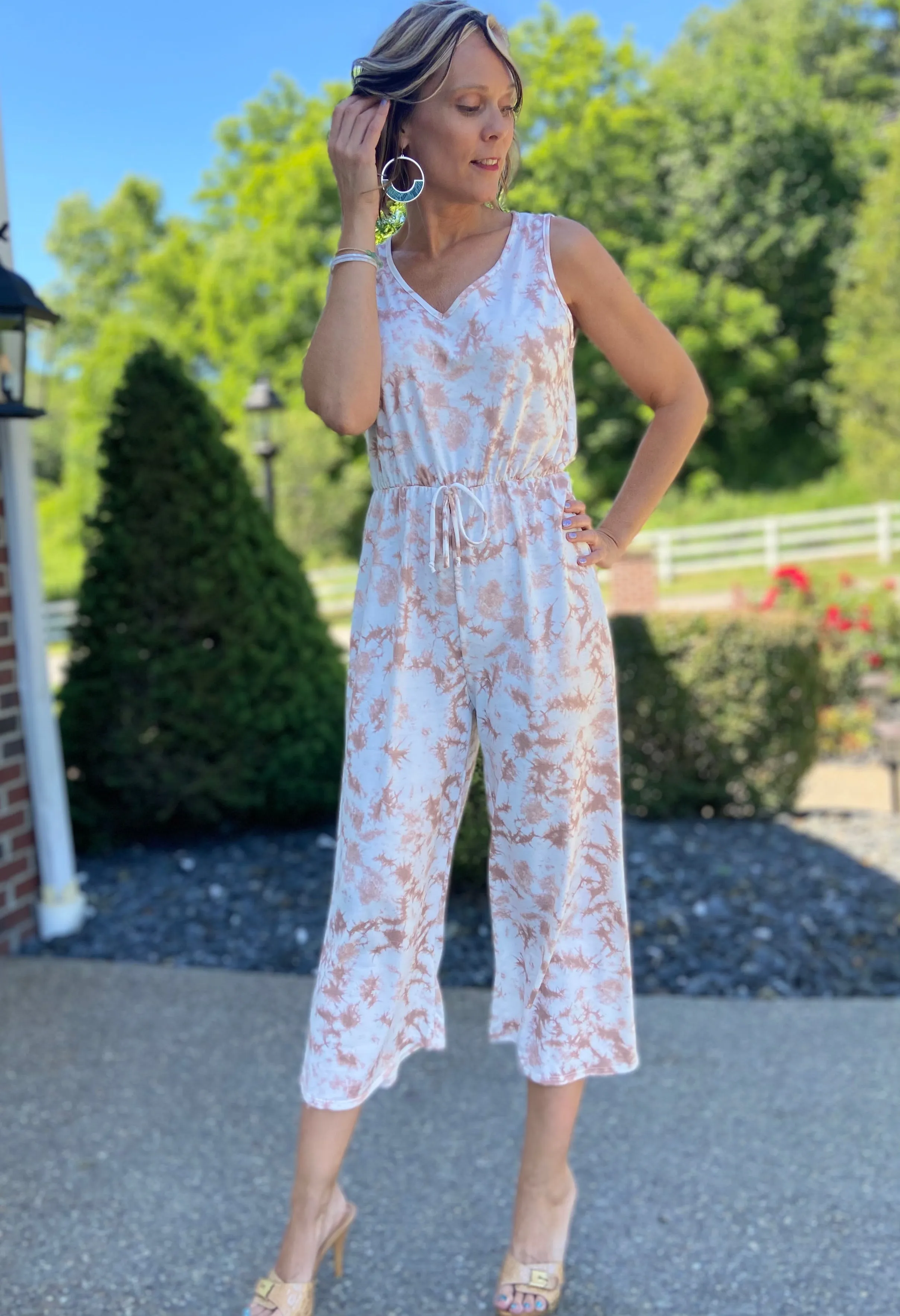 Easy Days Tie Dye Jumpsuit