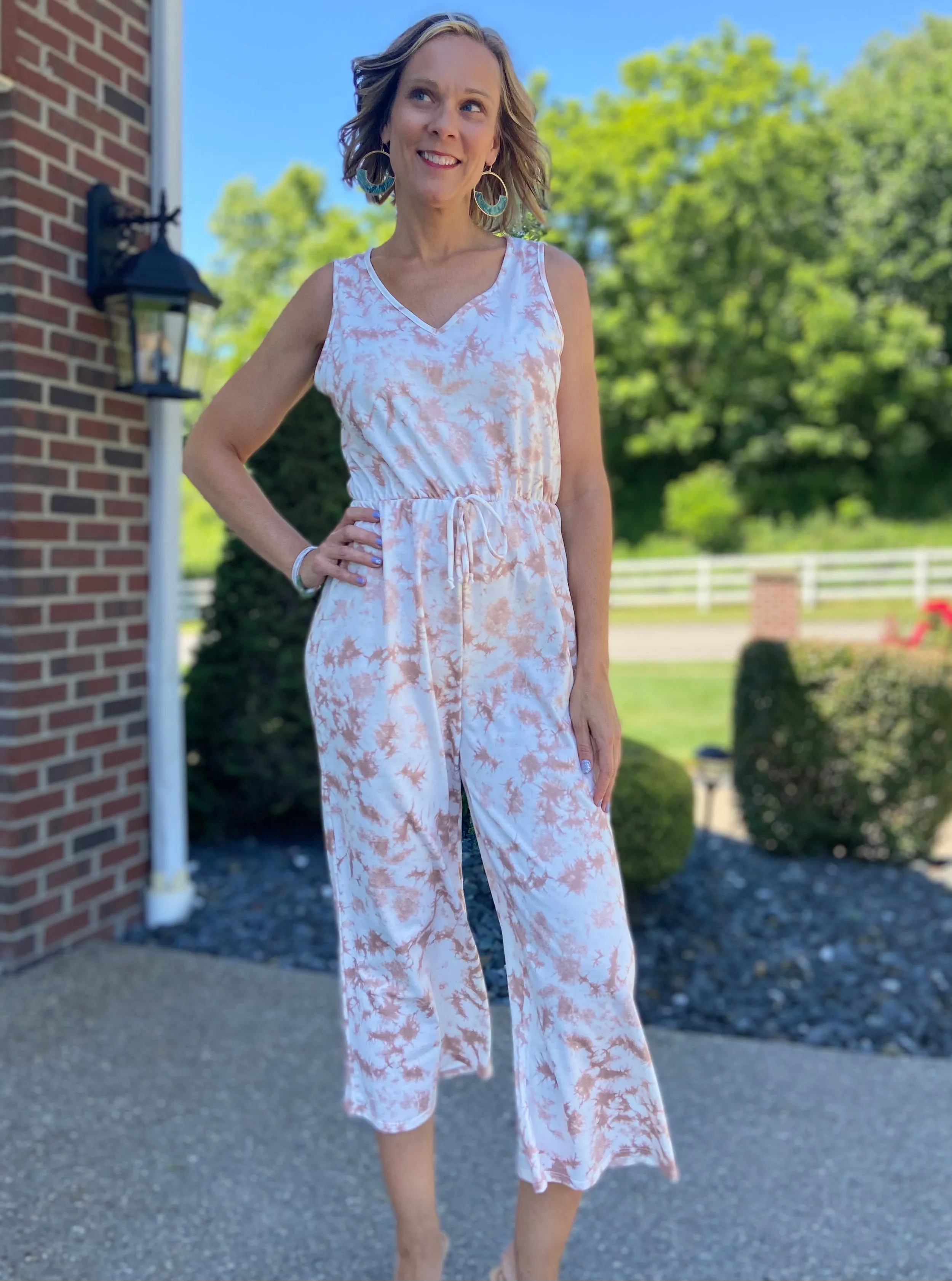 Easy Days Tie Dye Jumpsuit