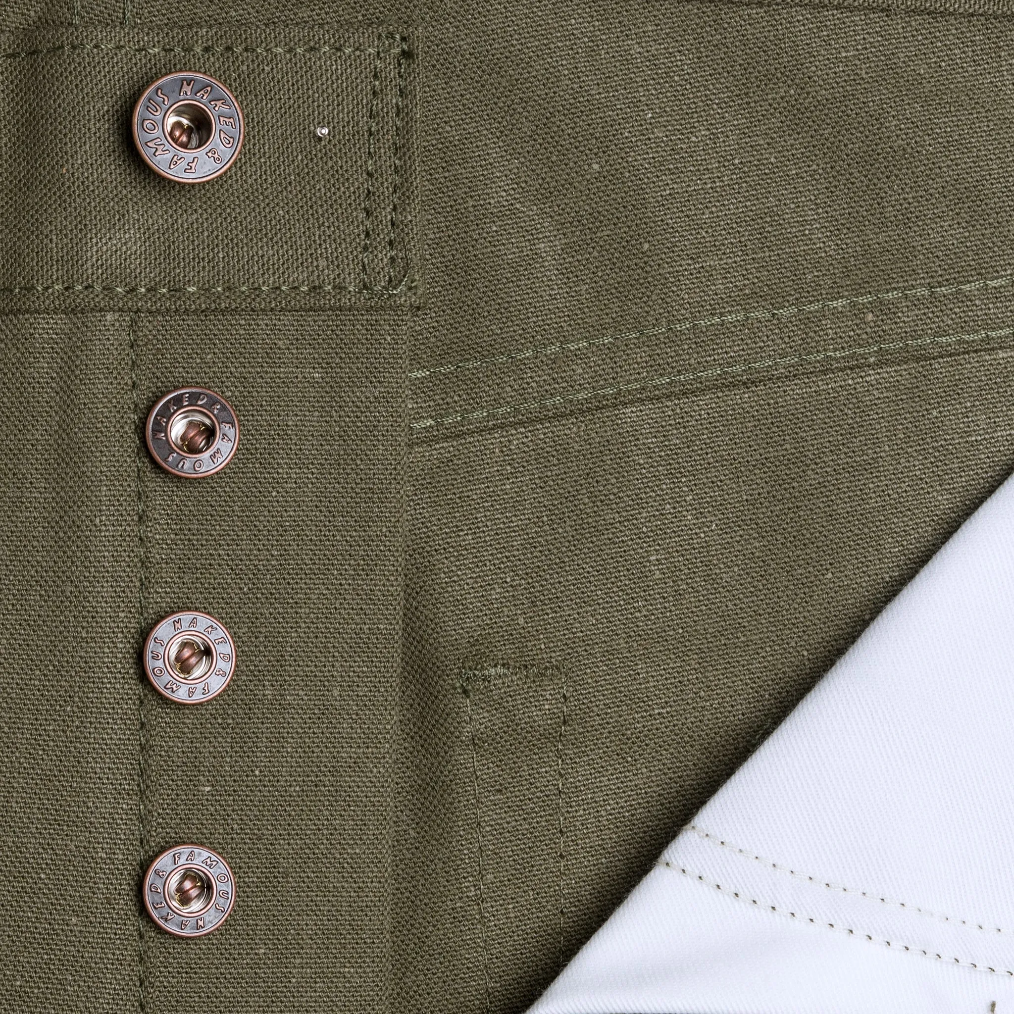 Easy Guy - Army Green Duck Selvedge