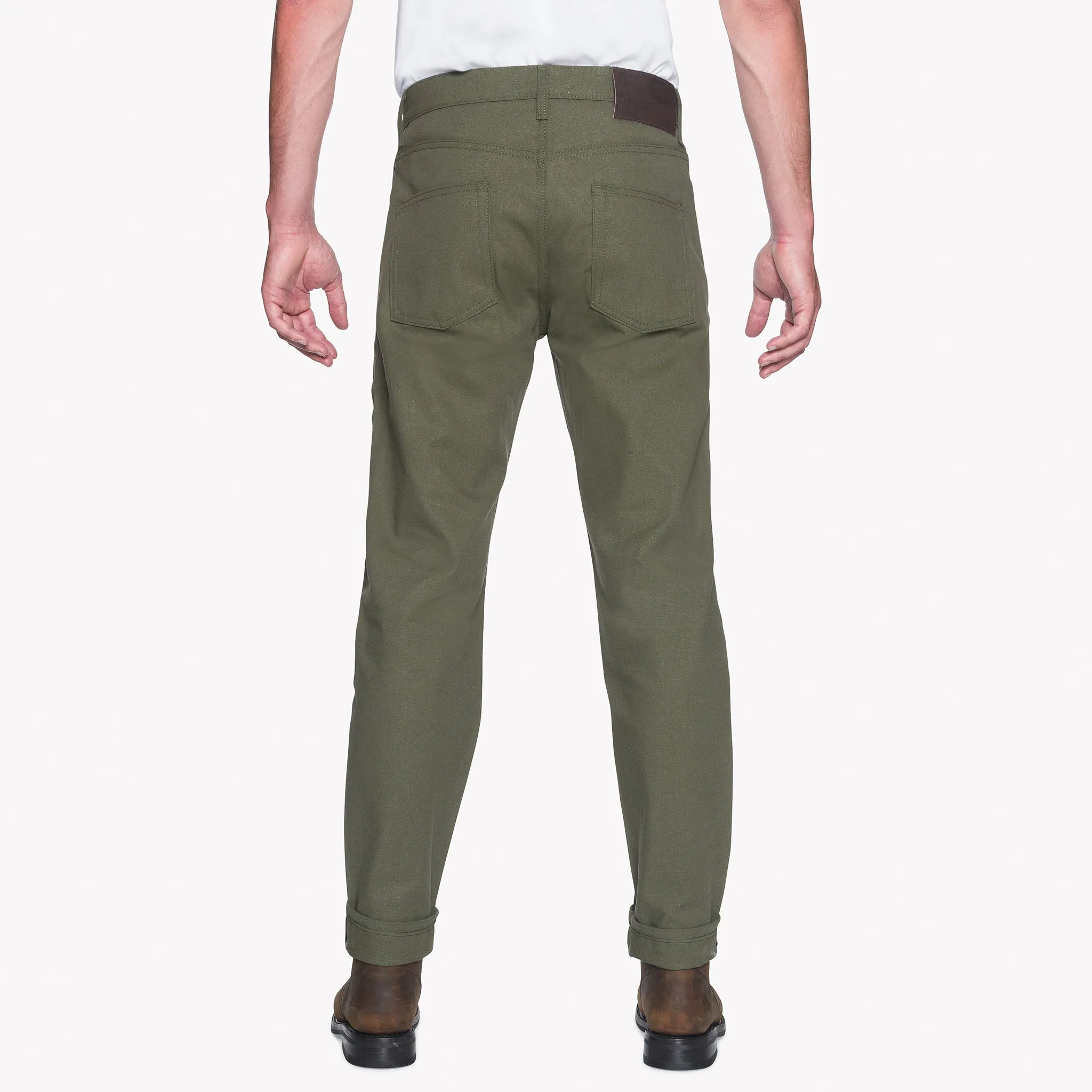 Easy Guy - Army Green Duck Selvedge