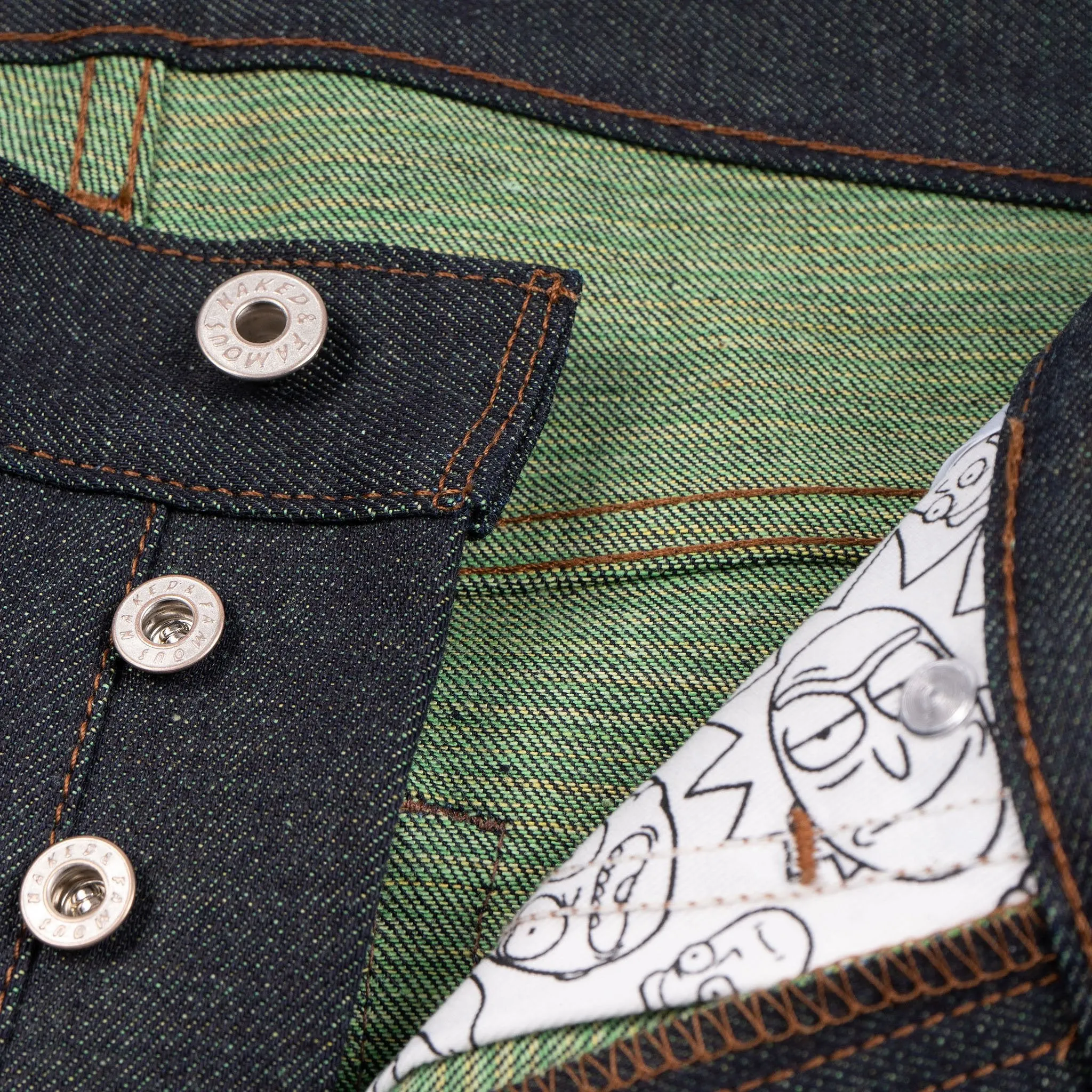 Easy Guy - Rick Sanchez "Wubba Lubba Dub Dub" Selvedge