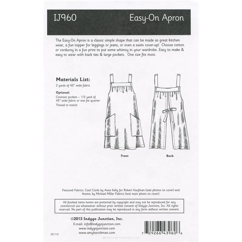 Easy-On Apron Pattern