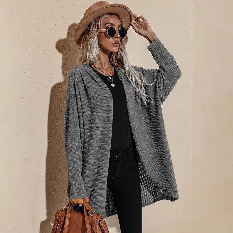 Easy Open Front Knitted Cardigan