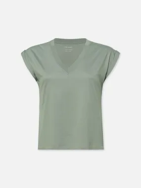 Easy V-Neck Tee -- Sage