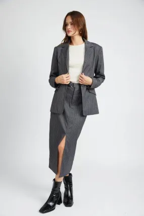 Emory Park | Pin Striped Blazer Jacket