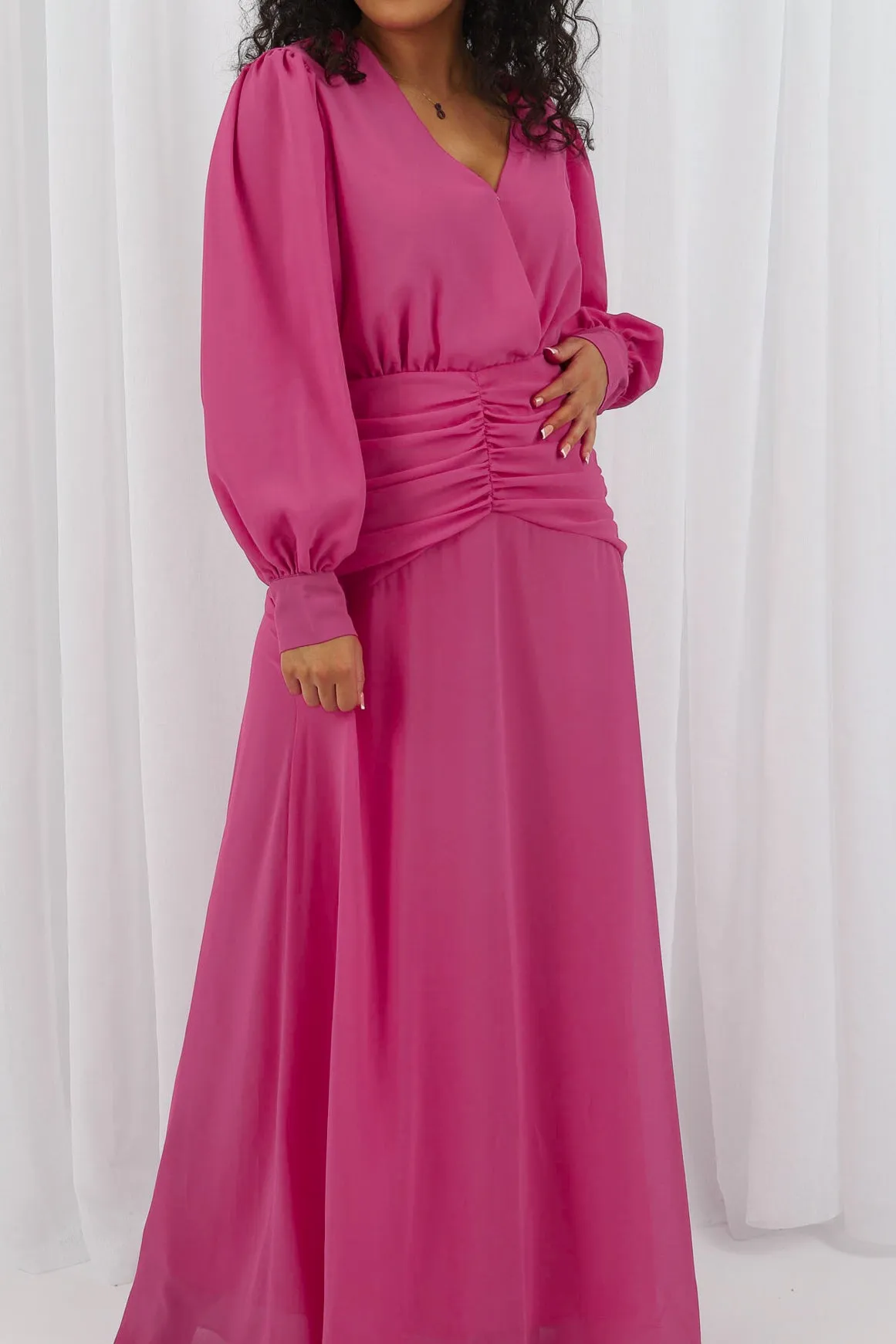 Enya Ruched Waist Dress