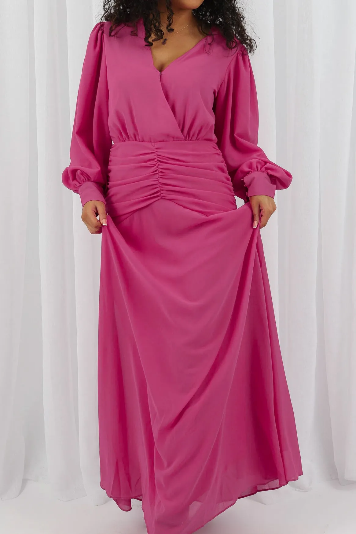 Enya Ruched Waist Dress