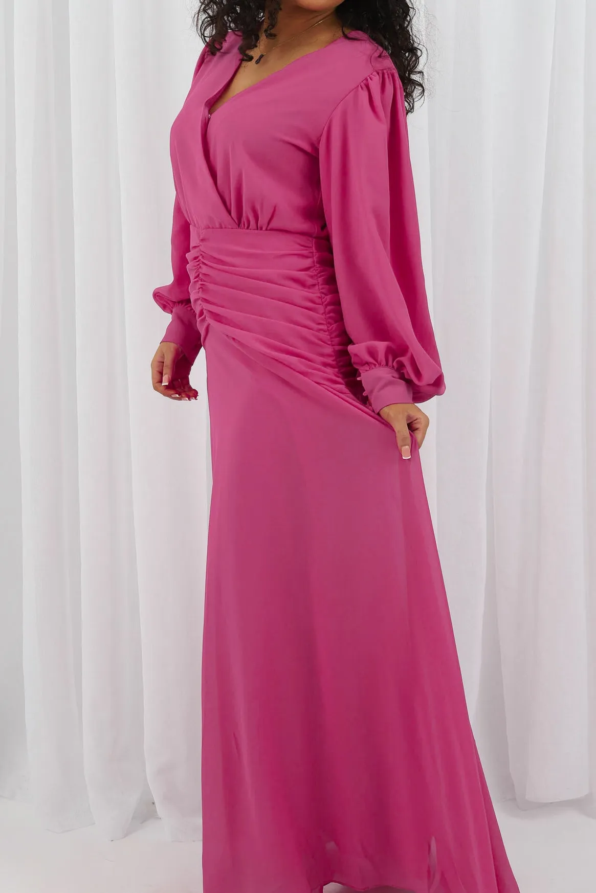 Enya Ruched Waist Dress