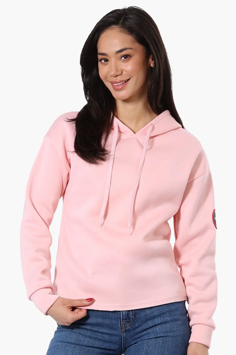 Fahrenheit Solid Basic Hoodie - Pink