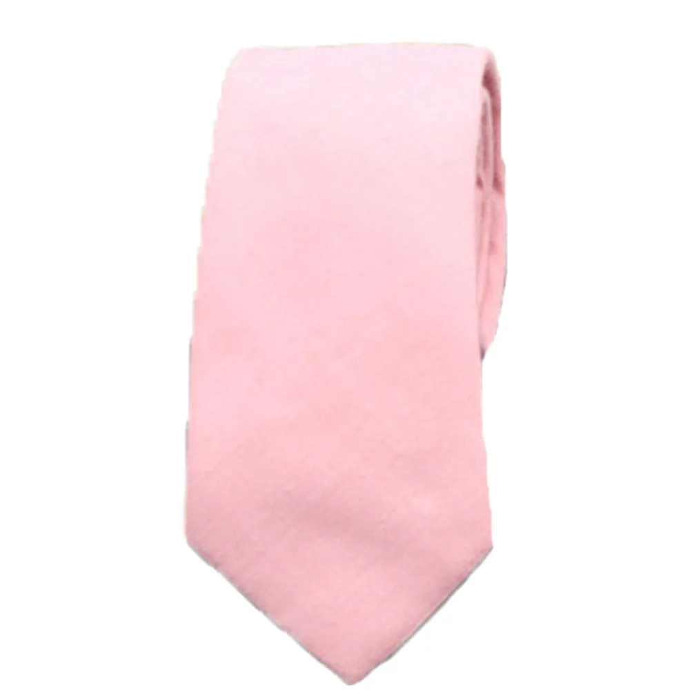 Flamingo Pink Chambray Neck Tie - [2017 Spring]