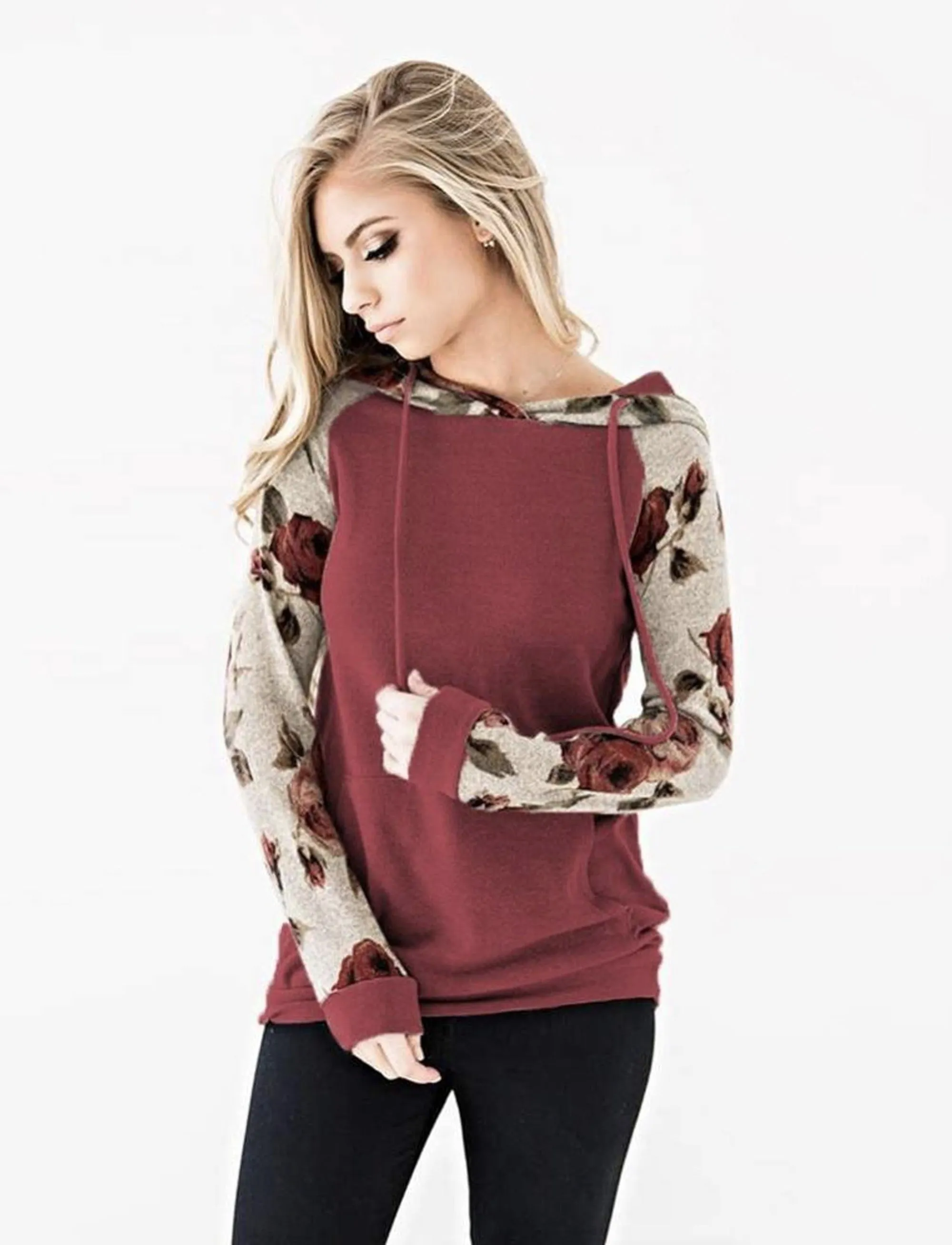 Floral Pullover Sweater