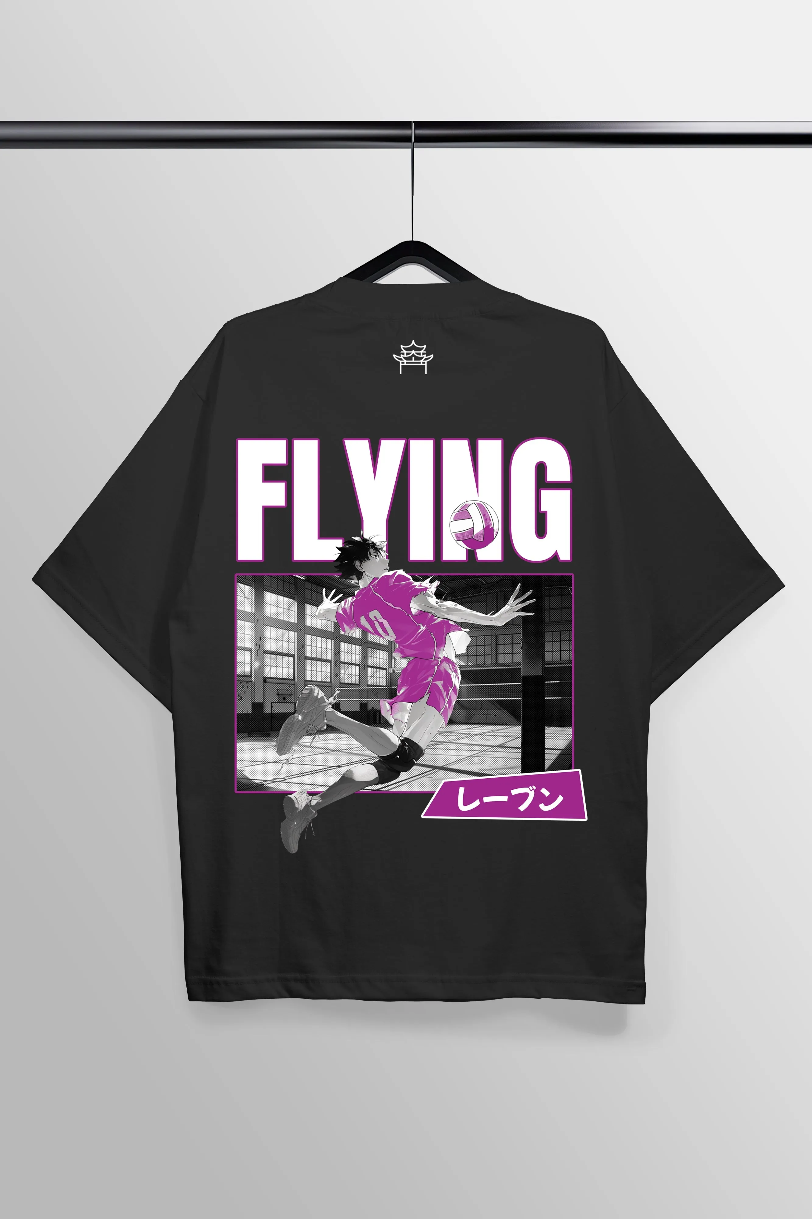 Flying Black Oversized Tee