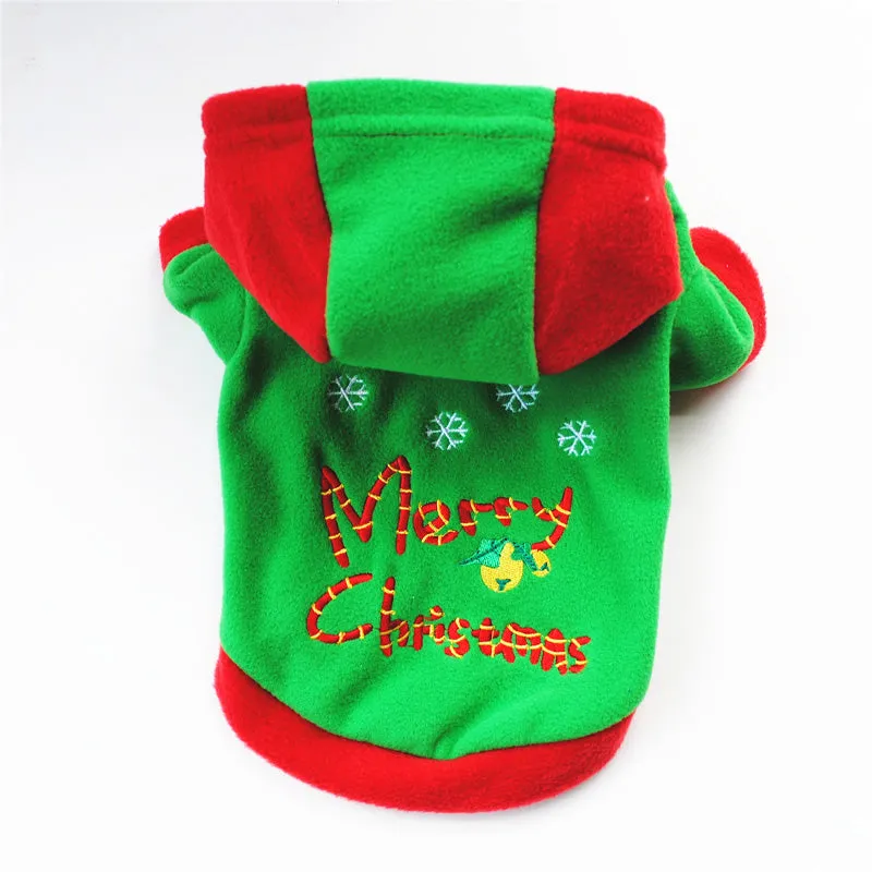 Frenchie Fleece Hoodies - Christmas Costume