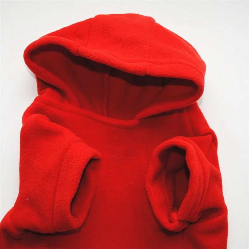 Frenchie Fleece Hoodies - Christmas Costume