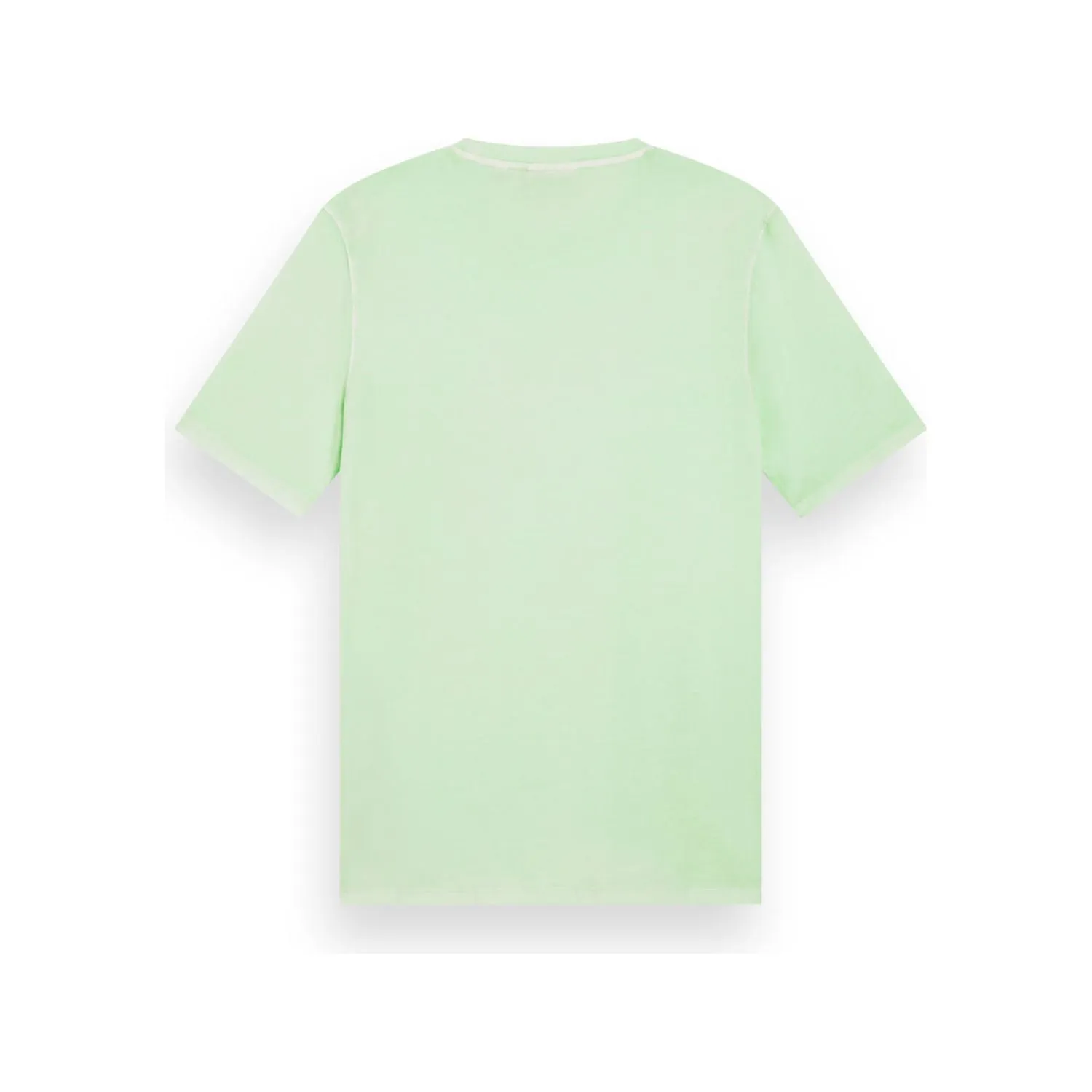 Garment Dyed Logo Crew neck T-shirt