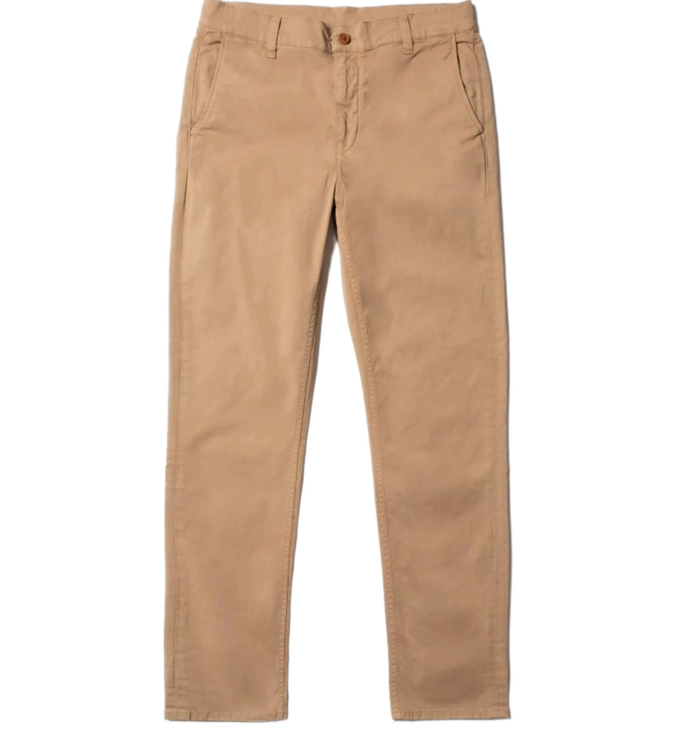 ID24562 Nudie Beige Easy Alvin Cotton Trouser