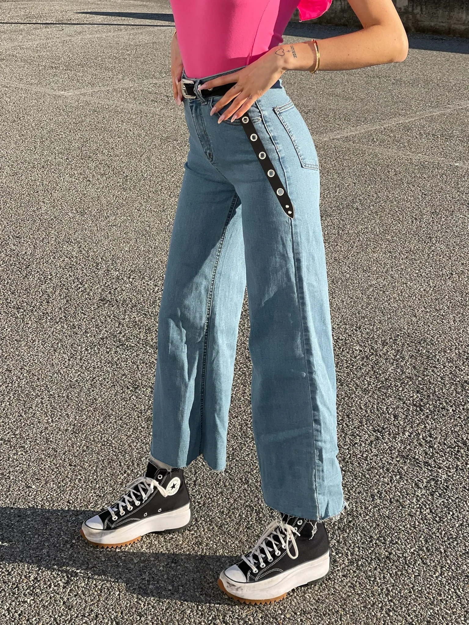 Jeans wide leg easy