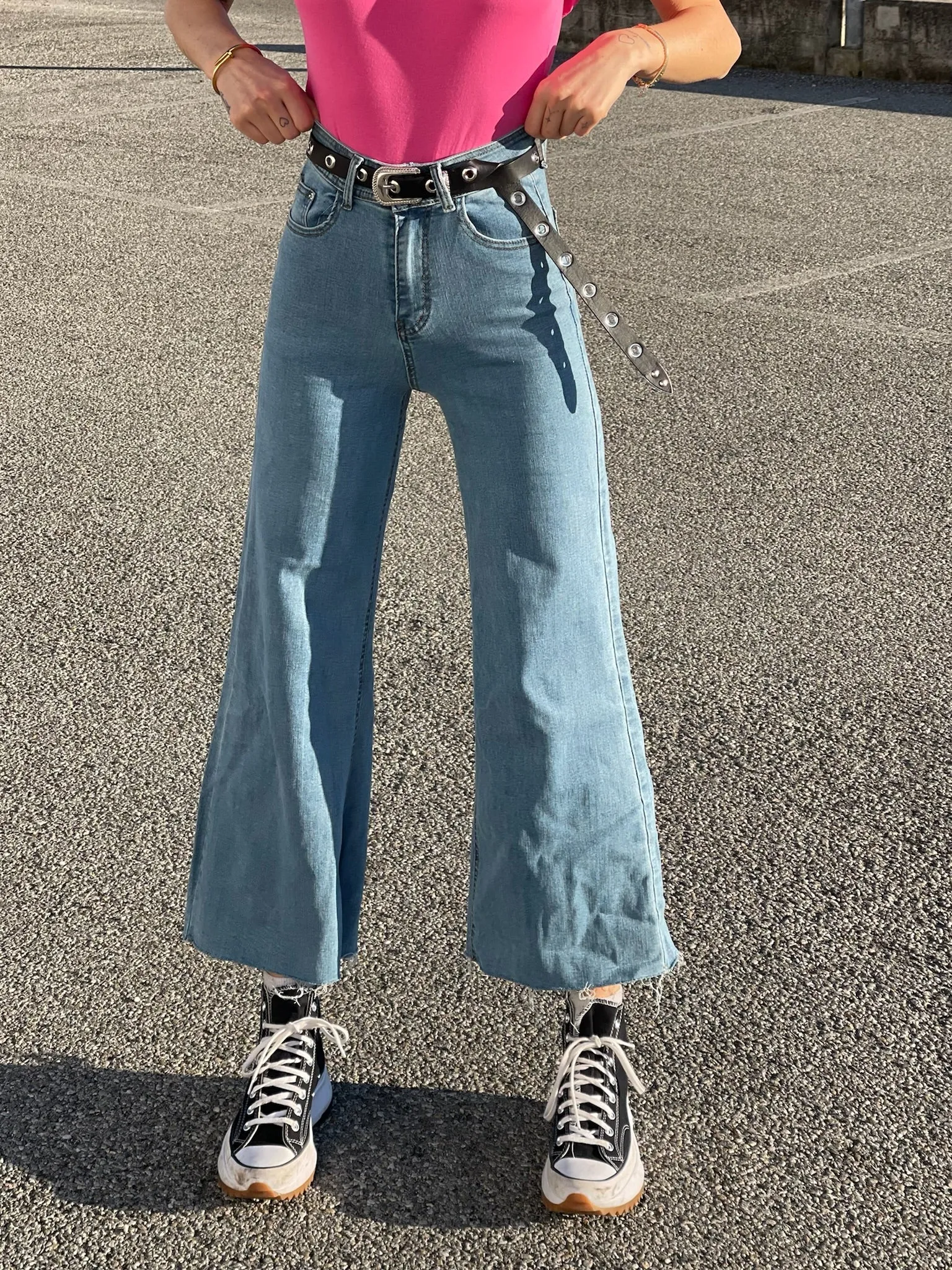 Jeans wide leg easy