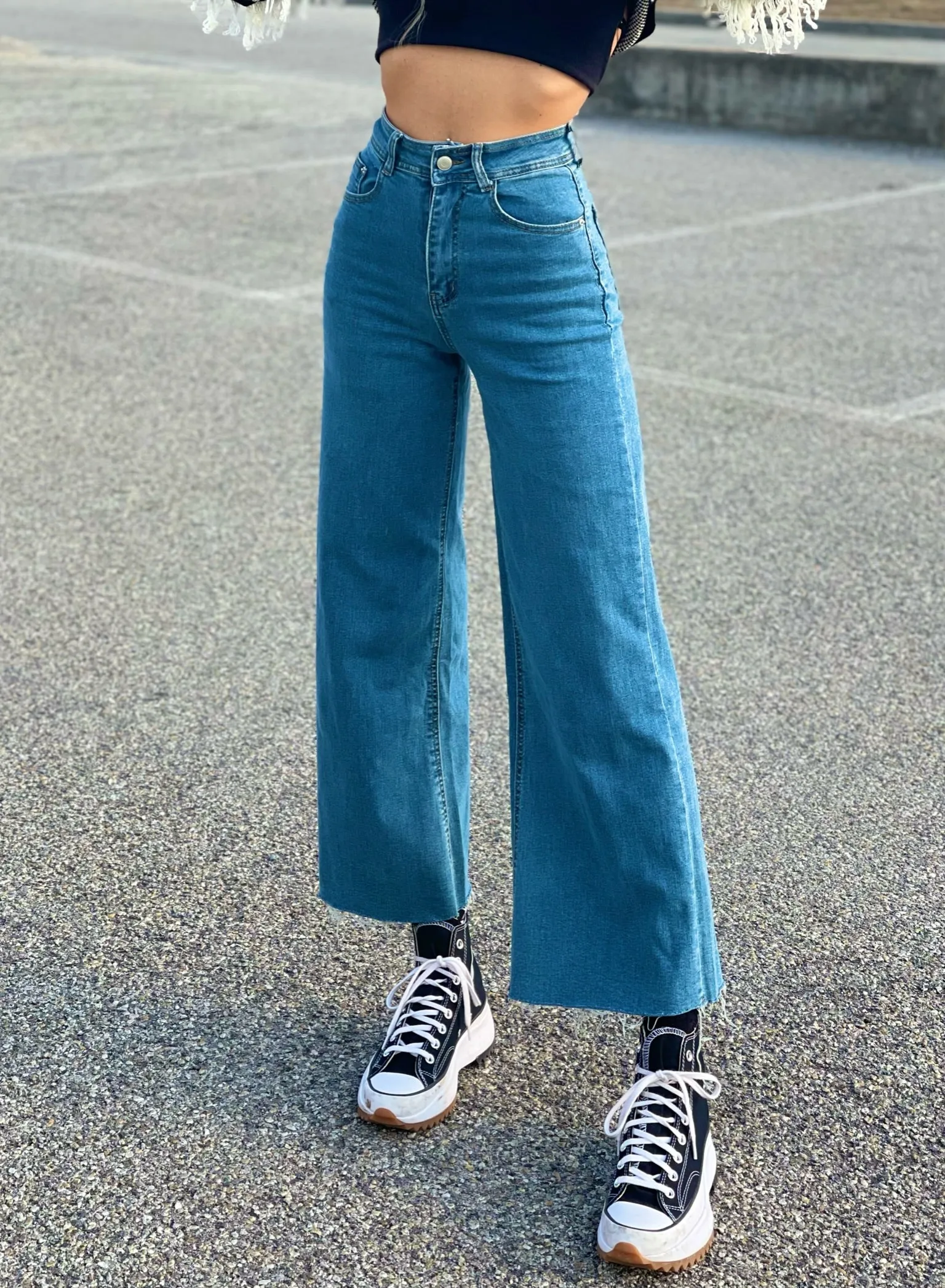 Jeans wide leg easy