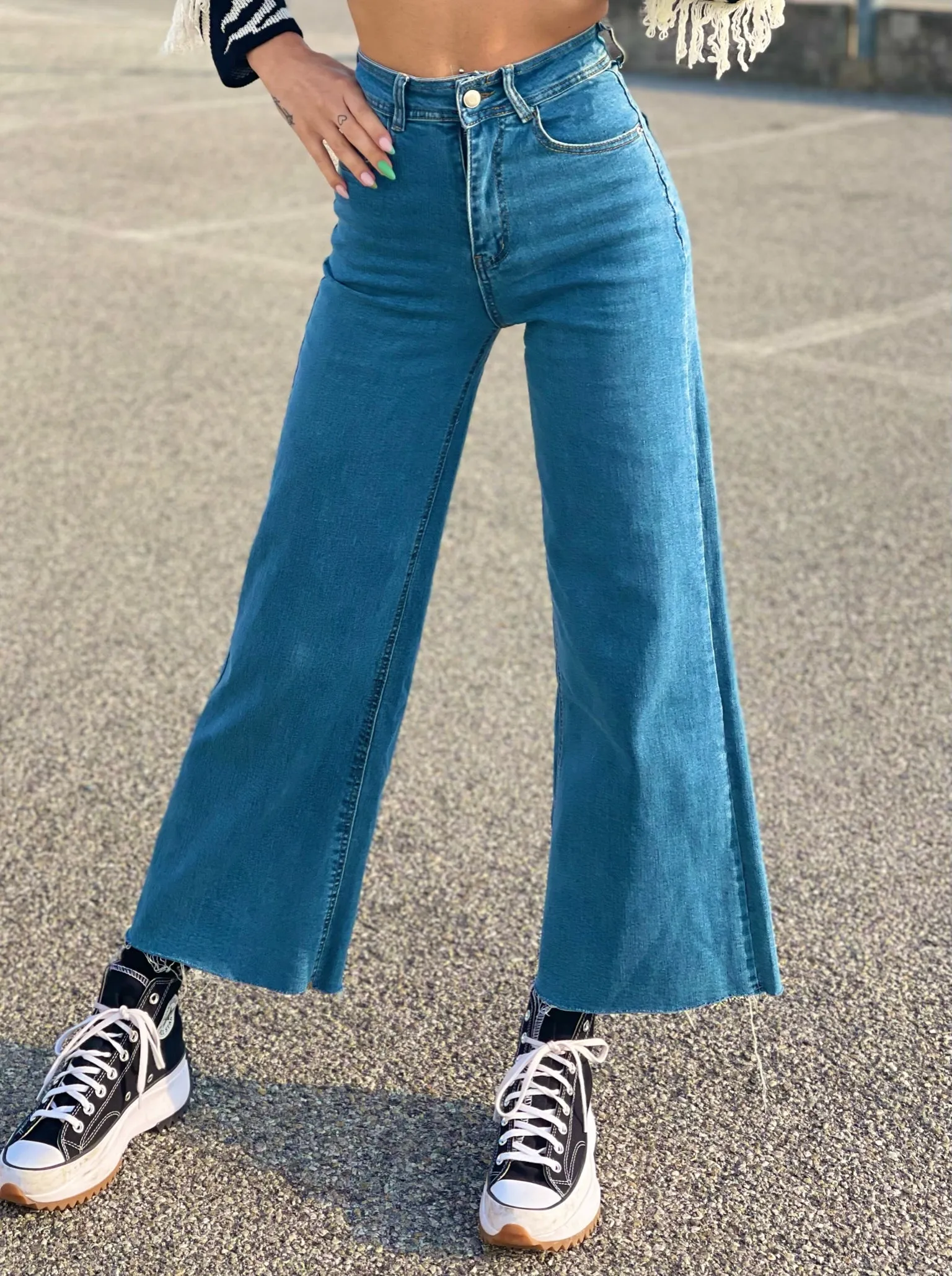 Jeans wide leg easy