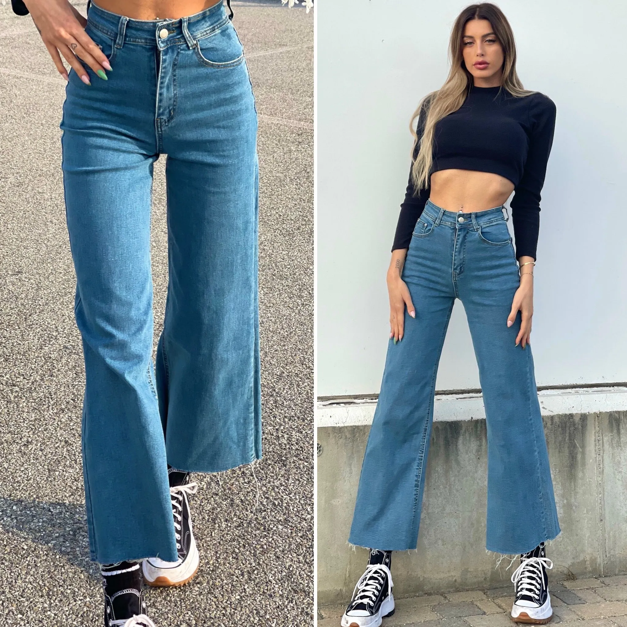 Jeans wide leg easy