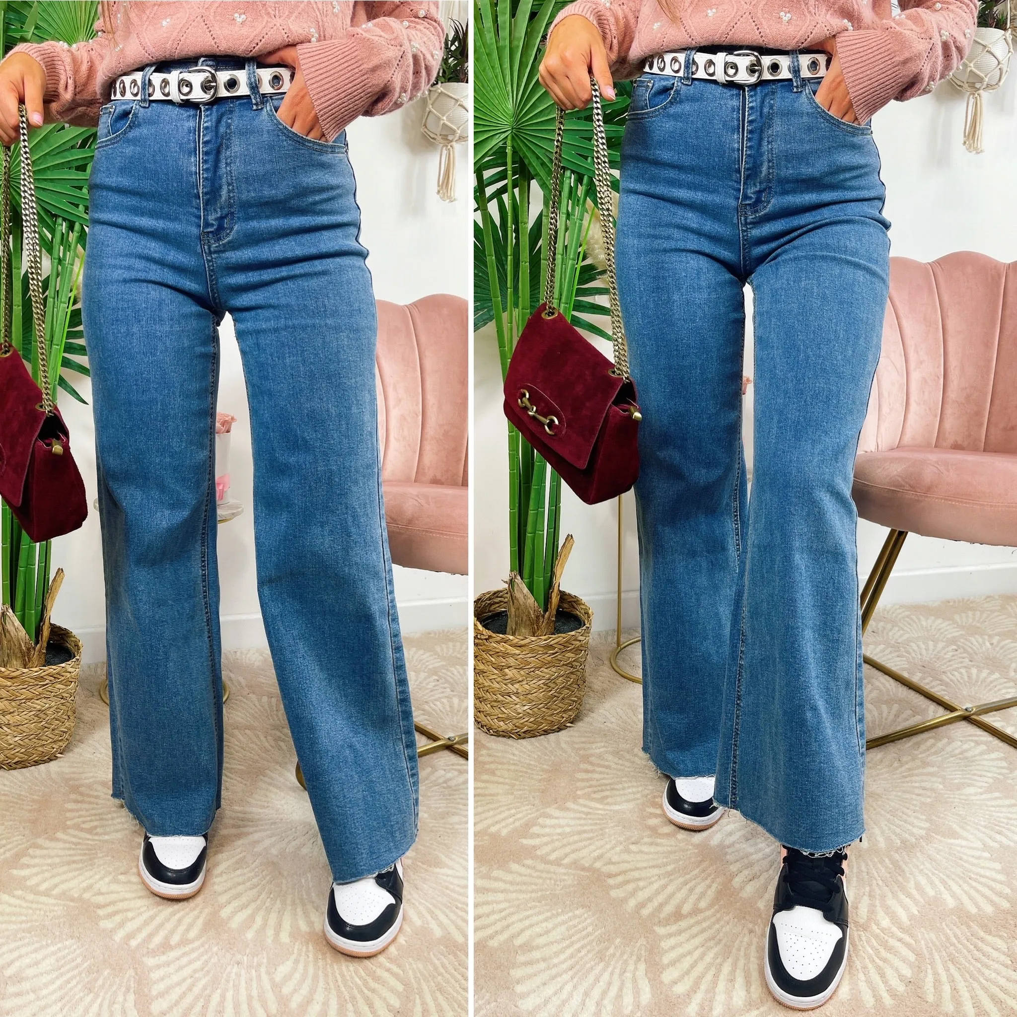 Jeans wide leg easy