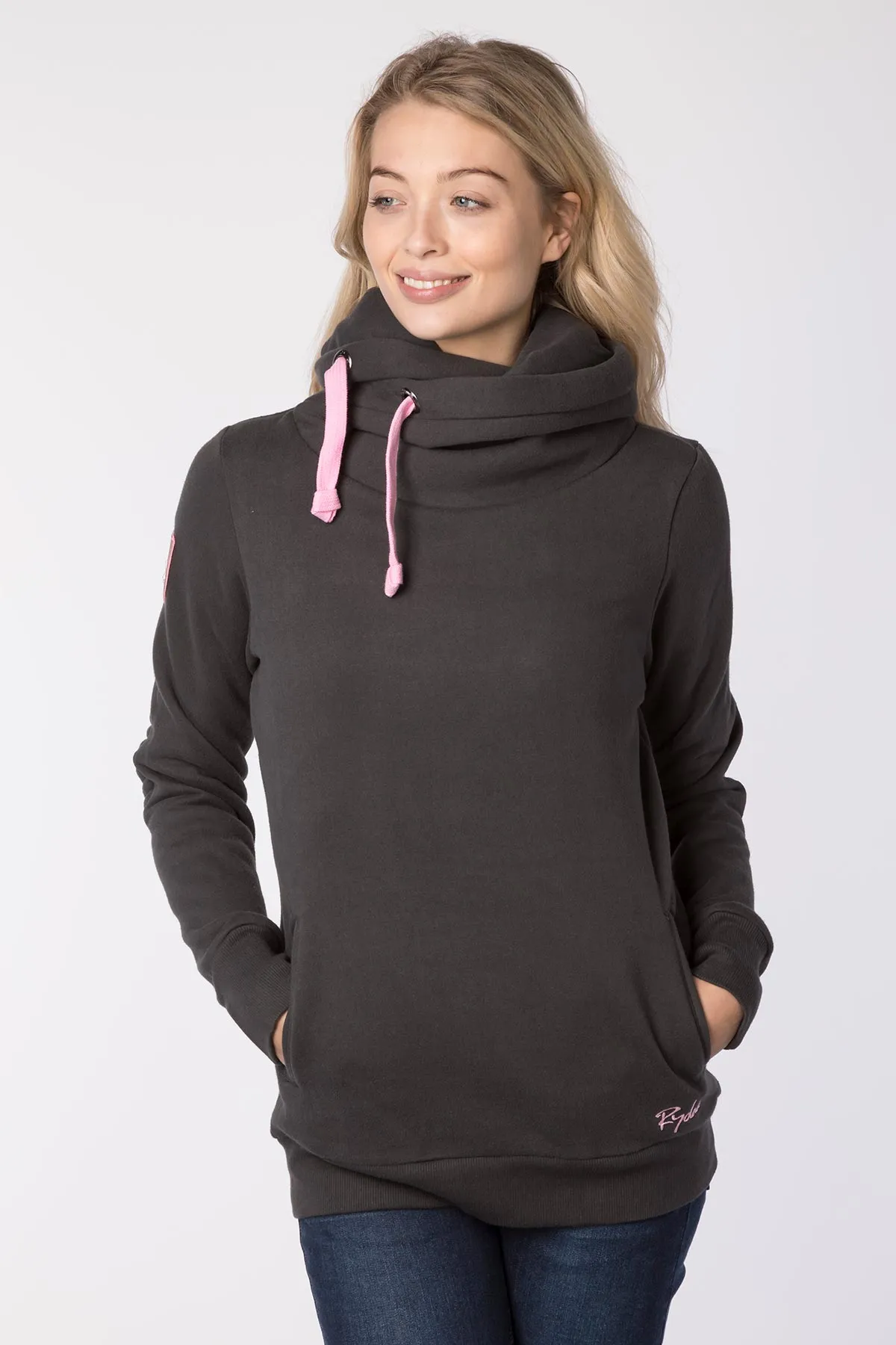 Ladies Cross Neck Hoody with Number