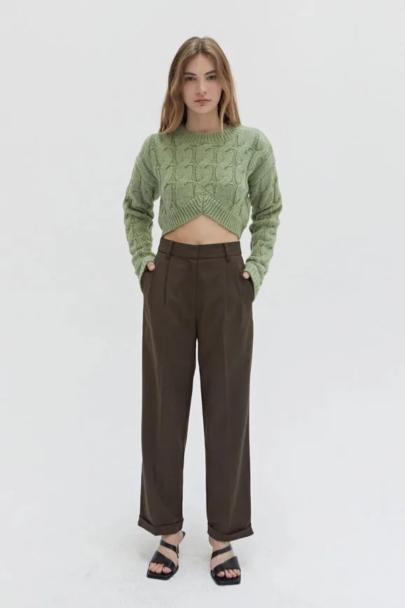 Laina Wool Blend Trousers