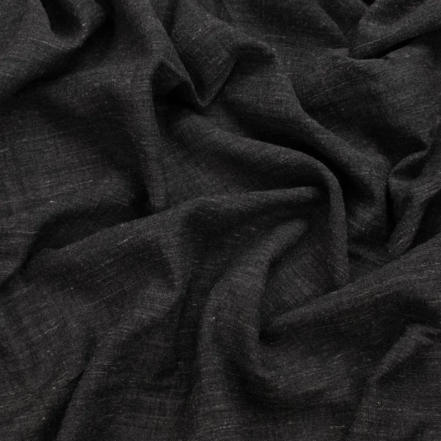 Light Weight Black Polyester Suiting