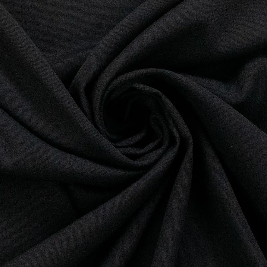 Light Weight Black Polyester Suiting