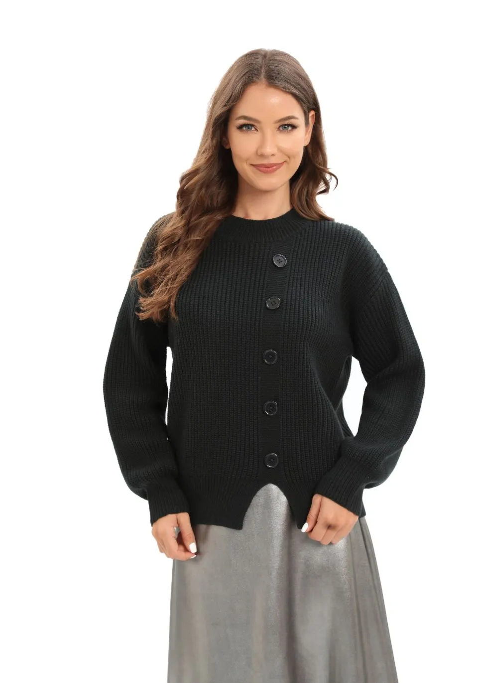 Long Sleeve Mix & Match Stylish Sweater