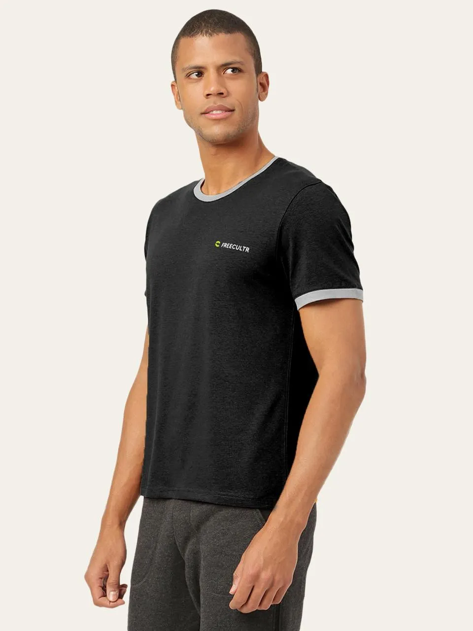 Men's Organic Bamboo Casual Tees - Crew Neck - (Pack of 1)